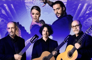 מופע פלמנקו טריו נגני גיטרה בברצלונה בארמון המוזיקה Image credit: getyourguide